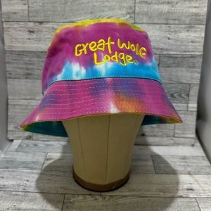 Great wolf lodge girls tie dye summer beach bucket hat